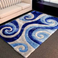 Polyester Soft &amp; Silk Shaggy Desain 3D Terbaru Rug